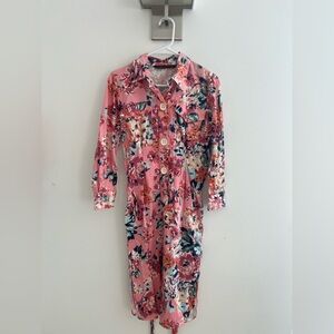 Zara Pink Floral Dress